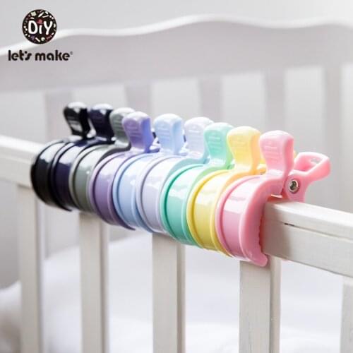 LetS Make 20Pc/Lot Stroller Pvc Clip Pram Stroller Accessories Colourful Baby Shower Gift Baby Carriage Clip Baby Accessories