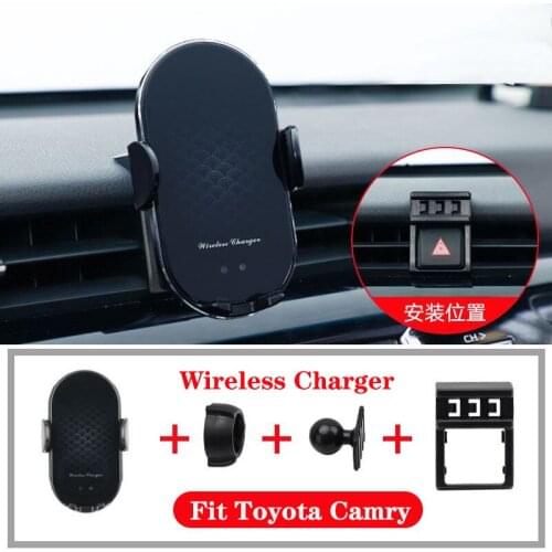 For Toyota Camry Car Accessories Car Air Vent Mount Phone Holder Stand Cell Phone Holder Charger Shockproof