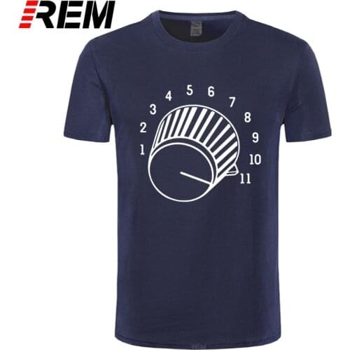 REM Its One Louder Spinal Tap Inspired Geometry Funny Print T Shirt Men Summer Short Sleeve O Neck 100% Cotton Mens T-Shirt