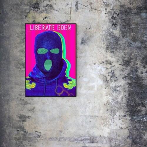 Canvas Hd Printed Home Cartoon Abstract Girl Decoration Brown Painting Posters Wall Art Picture For Bedroom Modular No Framed