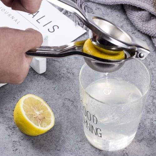 Hot Sale Lemon Juicer Manual Stainless Steel Lemon Orange Lime Squeezer Manual Juicer Hand Press Kitchen Fresh Juice Tool