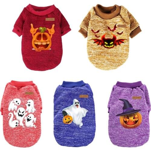 Cartoon Dog Clothes For Small Dogs Winter French Bulldog Coat Halloween Christmas Costume Chihuahua Puppy Hoodies Pet Clothes