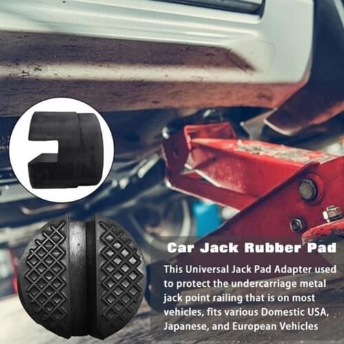 Floor Slotted Car Rubber Jack Pad Frame Protector Adapter Pinch Jacking For Audi Weld Disk Lada Tool Mercedes Side Lif J8X1
