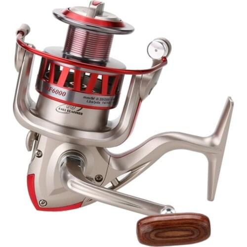 2018 Latest Spinning Fishing Reel 1000-7000 Series Metal Fishing Reel 5.5:1 10BB Spinning Reel Free Shipping Carp Fishing Wheel