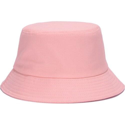 New Unisex Cotton Bucket Hats Jelly Colored Hat Women Summer Autumn Sunscreen Basin Cap Sunbonnet Outdoor Fisherman Hat
