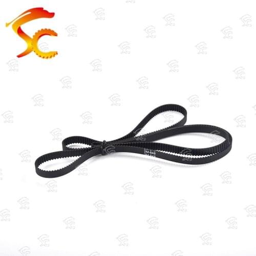 10pcs 2GT-848-6/10mm belt closed loop rubber 2GT-848-6/10mm timing belt Teeth 424 Length 848mm width 10/6mm for 3D printer