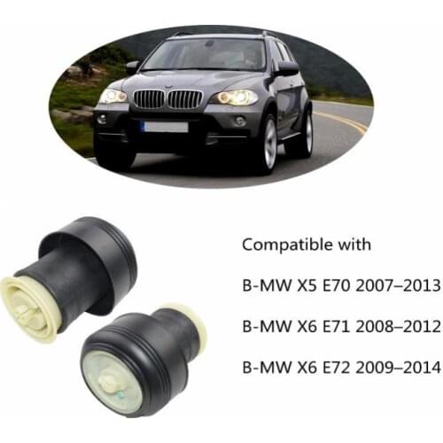 AP03 2pcs Rear Air Suspension Air Spring Bag FOR BMW X5 (E70) X6 (E71/E72) 2007 2008 2009 2010 2011 2012 2013 2014 2015