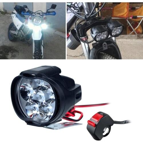 LED Spot Light Off Road Motorcycle Dirt Bike Fog Driving Work Lights Waterproof Headlight