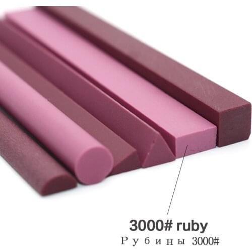 6 pieces 3000 grit ruby knife sharpener Abrasives Polishing whetstone sharpening grinding stones Professional grindstone