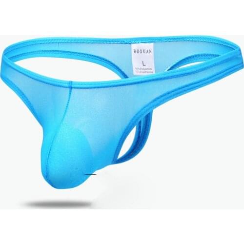 Panties Sexy Sissy String Homme Jockstrap Tanga Hombre Transparent Thong Men Breathable Gay Underwear Thongs Erotic Lingerie