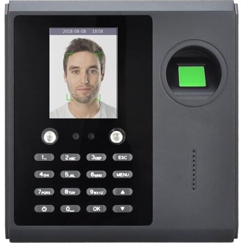 Facial And Password And Fingerprint Attendance Time Device Wide application 2.8 Inch LCD Display Easier Operating