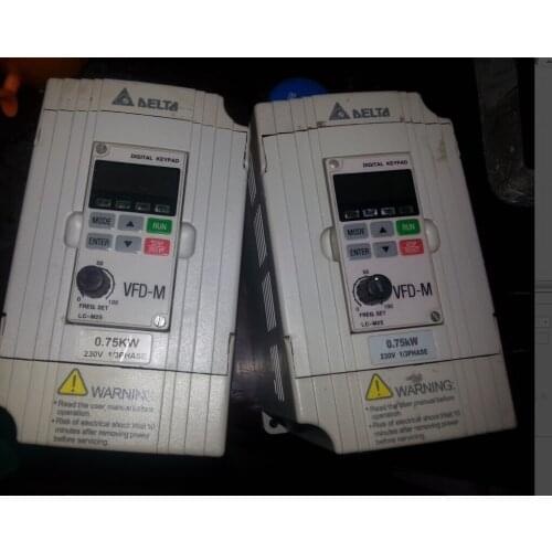 VFD007M21A used 220v/0.75KW Delta VFD-M inverter