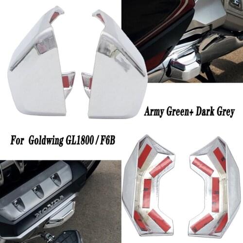 High Quality Chrome Motorcycle Before and after Saddlebag Guard Covers for HONDA Goldwing GL1800 GL 1800 F6B 2018 2019 2020