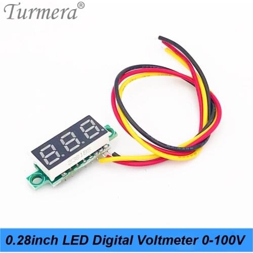 0.28 inch DC LED Voltage Tester Detector Digital Voltmeter 0-100V Voltage Meter Auto Car Mobile Power 12V Red Green Yellow