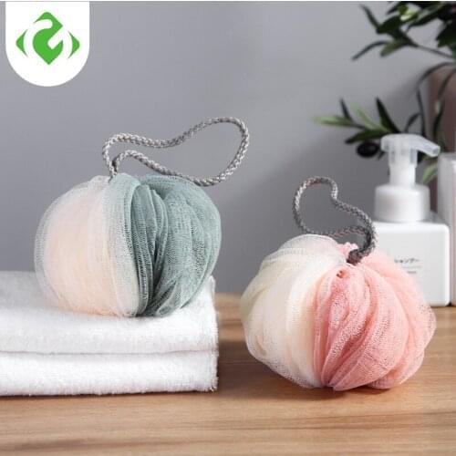 1Pc Body Wash Bath Ball Large Bath Sponge Bath Flower Bath Washing body Tool Accessory With lanyard Bath flower Cleaning Wash