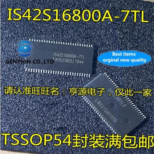10Pcs IS42S16800A IS42S16800A-7TL TSSOP54 in stock 100% new and original
