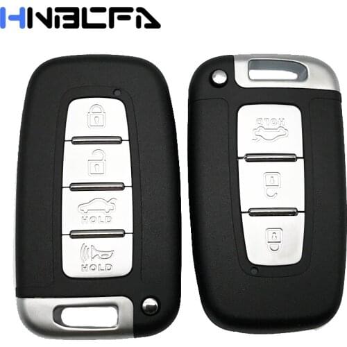 3/4 buttons Car Remote Smart Key For KIA Forte Soul Sportage Sorento Mohave K5 K2 Hyundai IX35 Sonata 8 Car Remote Key Fob shell