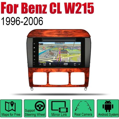 Android 2 Din Auto Radio DVD For Mercedes Benz CL Class W215 1996~2006 NTG Car Multimedia Player GPS Navigation System Radio