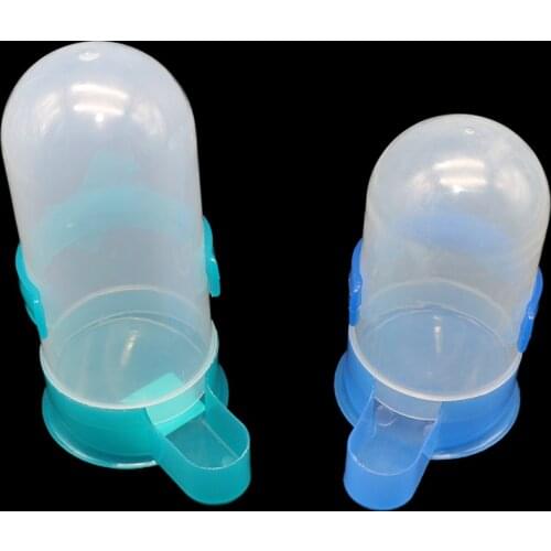 New 500 / 800ML Plastic Bird Parrot Pigeon Feeder Drinking Fountain Kettle Feeder Cup Water Bowl Food Feeder Birds Supplies