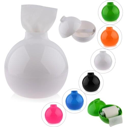 Bomb Shape Pumping Paper Tissue Boxes Holder Livingroom Bedroom Kitchen Desk Accessories Storage Box Home Decoration Decor