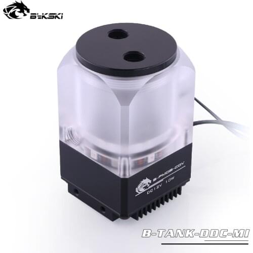 Bykski DDC Combo Pump + Reservoir Maximum Flow Lift 6 Meters 600L/H Compatible DDC Cover Radiator Water Tank Length 67mm