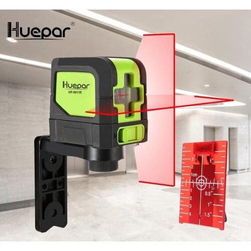 Huepar Laser level Red BeamCross Line Laser Self leveling Line Vertical Horizontal Red