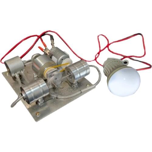 Steam engine model boiler homemade engine model generator scientific experiment adult decoration toy