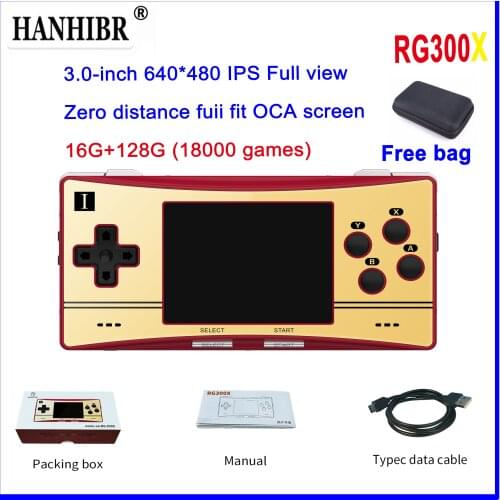 New Classic Retro video handheld game console open sourse system 3.5 inch IPS screen pocket game player 5000 games
