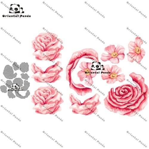 New Dies 2020 Camper Van Metal Beautiful flowers Dies diy Dies photo album cutting die Scrapbooking Stecil cutting die metal
