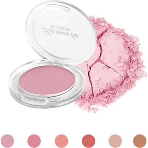 Blush Palette Blush Pink Monochrome Rouge Blush Palette Shadow Makeup Pink Powder Professional For Beginner Blusher Contour G5P8
