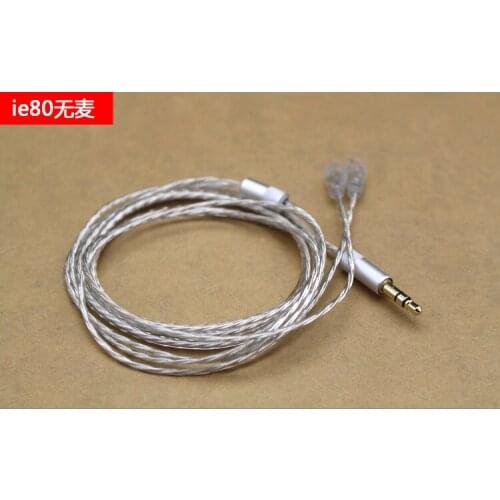 Diy earphone wire upgrade calbe silver plated wire IE80 SE535 UE900 TF10 IM50 W4R
