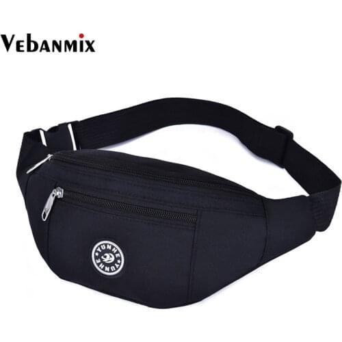 Oxford Waterproof Waist Pack for Men Women Fanny Pack Style Bum Bag Women Money Belt Travelling Phone Bag Unisex Waist Bags