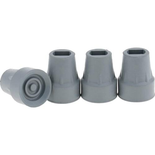 Durable Lots 4Pcs Hiking Walking Pole Replacement Tips Cane Crutch End Feet