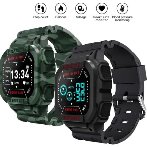 New Smart Watch Outdoor Pedometer Men Women Fitness Tracker Heart Rate Blood Pressure Music Weather Sports Bracelet