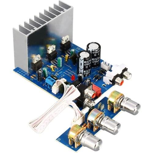 AIYIMA TDA2030 15W+15W+30W 2.1 Channel Amplifier Audio Board Subwoofer Amplifier Bass Output For Speaker DIY Dual AC12-15V