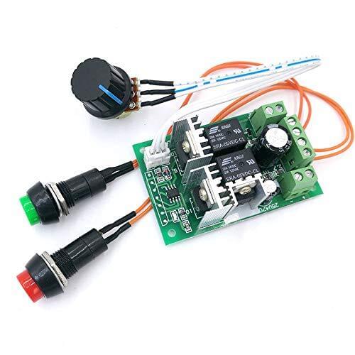10A PWM dc Motor Controller Forward and Backward Linear Actuator Governor Speed Control self-Reset 6V/12V/24V