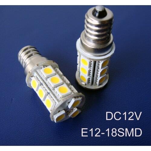 High quality 5050SMD DC12V E12 led bulbs,12V Led E12 lamps,e12 Led lights free shipping 10pcs/lot