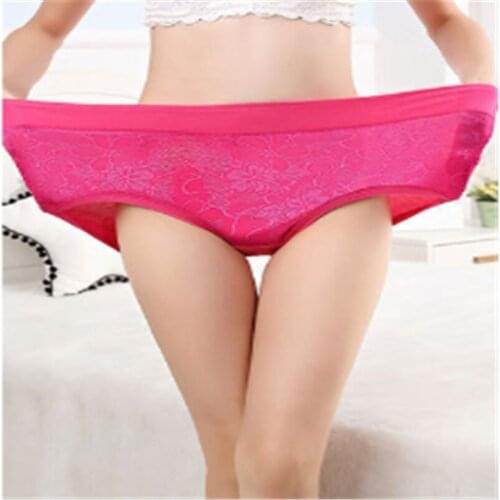 Plus size underwear women 100kg modal cotton high waist ladies cotton file plus size comfortable briefs 4PCS