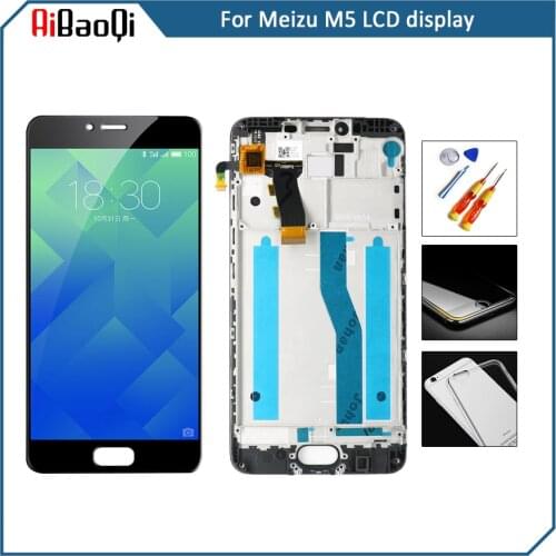 5.2" For Meizu M5 Lcd Screen Display+ Meizu m5 Touch Glass Digitizer + M611D M611A M611Y M611H Frame Assembly Replacement Parts