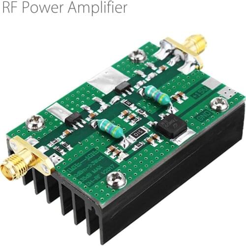 1MHz-1000MHZ 3W 35dB Gain HF VHF UHF FM Transmitter RF Power Amplifier for RC Models