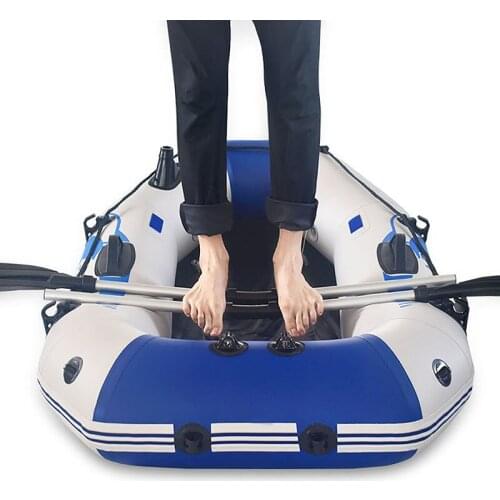 2 Pcs Aluminum Alloy Detachable Float Afloat Oars Fitting Boat Rafting Paddle Canoe Oar Boating