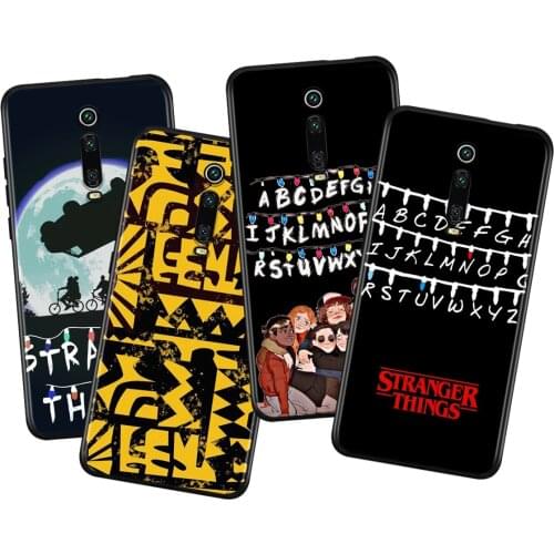 Stranger Things Silicone Cover For Xiaomi Redmi K40 Gaming K30i K30T K30S K30 Ultra K20 10X Pro Black Phone Case