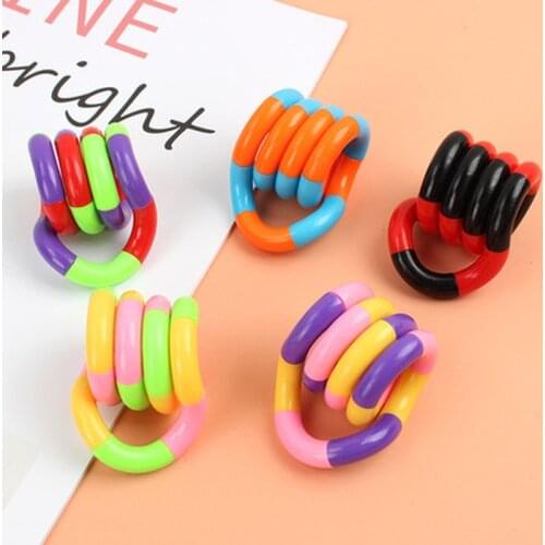 Fidget Anti Stress Toy Twist Adult Decompression Toy Child DIY Deformation Rope Perfect for Stress Kids To Play Random Send