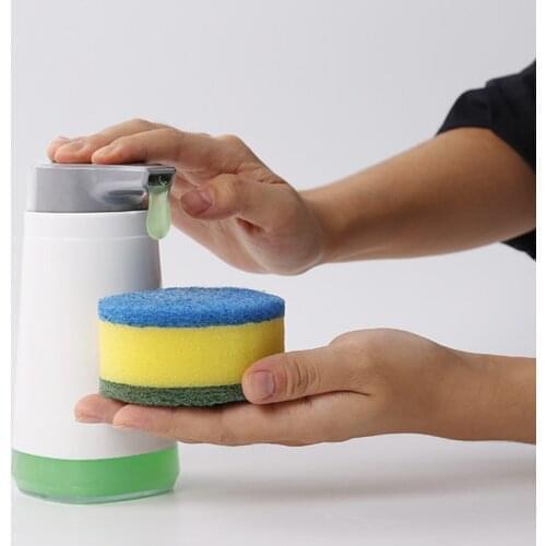 Soap Dispenser Manual Press Soap Shampoo Pump Dispenser Bathroom Shower Liquid Lotion Pump Container Bottle