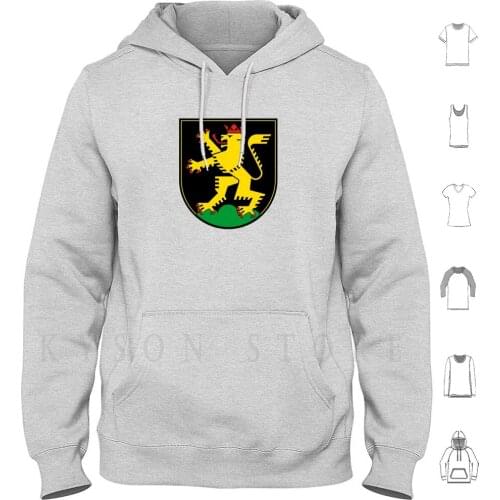 Heidelberg Coat Of Arms , Germany Hoodies Long Sleeve Germany Heidelberg Heidelberg Coat Of Arms Neckar Baden