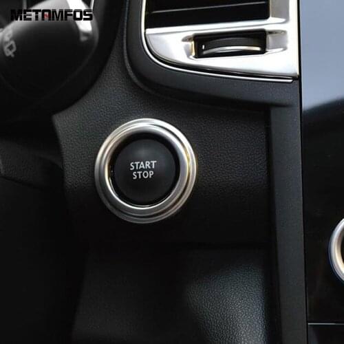 For Renault Koleos 2016-2020 2021 Engine Control Switch Button Cover Trim Molding Stainless Steel Inner Accessories Car Styling