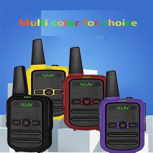 MiNi Walkie Talkies WLN KD-C51 Handheld Transceiver Intercom Two Way Radio For Kids Toy As Children Gift Easy Convenient Radio