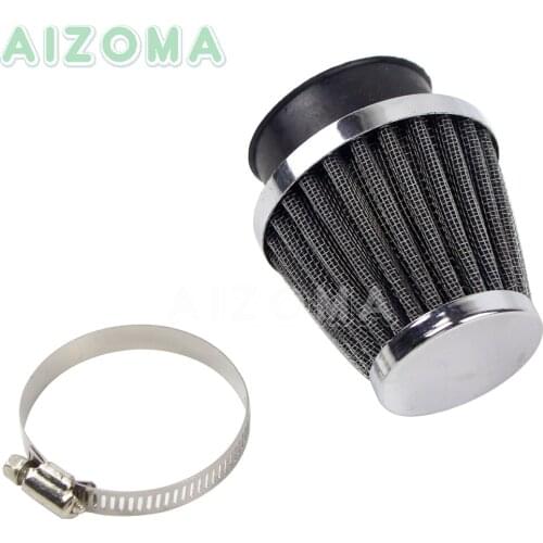 Motorcycle Air Filter Intake Filter Dirt Bike ATV Universal For Kawasaki Suzuki Yamaha Honda Scooter 48mm Mushroom Air Cleaner