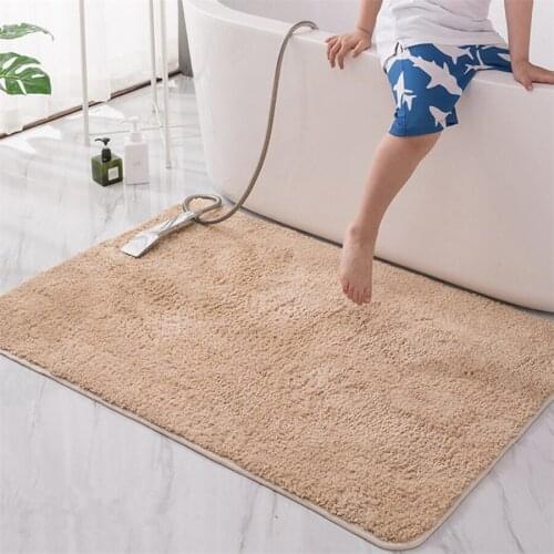 New high-end bathroom mat carpet toilet water absorption non-slip door mat home living room bedroom carpet kitchen toilet mats