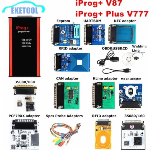 Newest V85 iPROG+ Prog Programmer iProg Supports IMMO/Mileage Correction/Airbag Reset Replace Carprog/Digiprog/Tango Till 2019